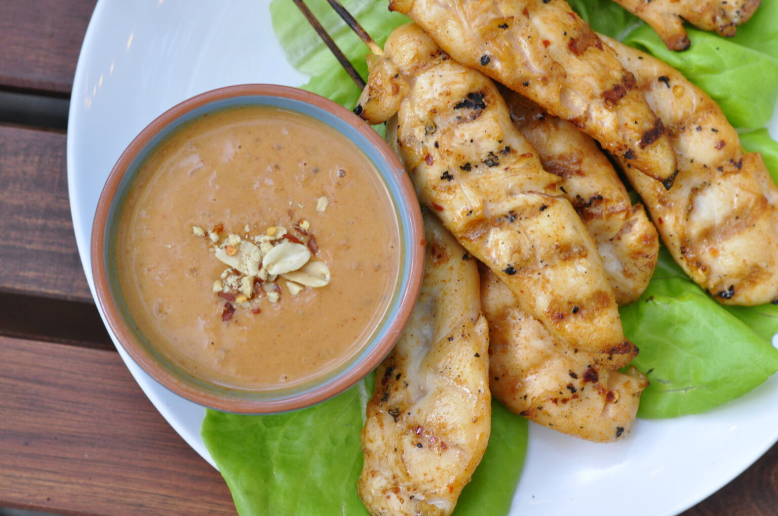 Chicken Satay Recipe Couple in the Kitchen