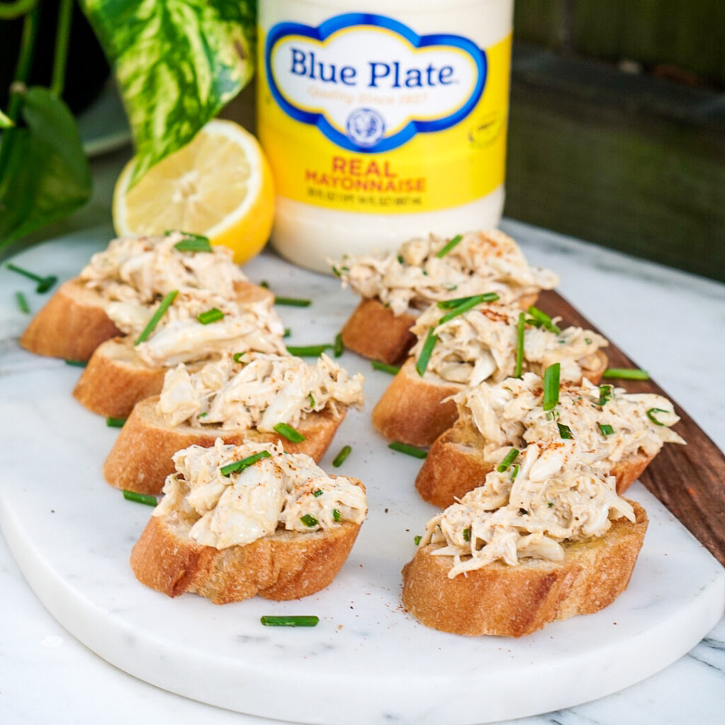 Crab Dip Recipe - Crab Toast Crostini Appetizer | Couple in the Kitchen