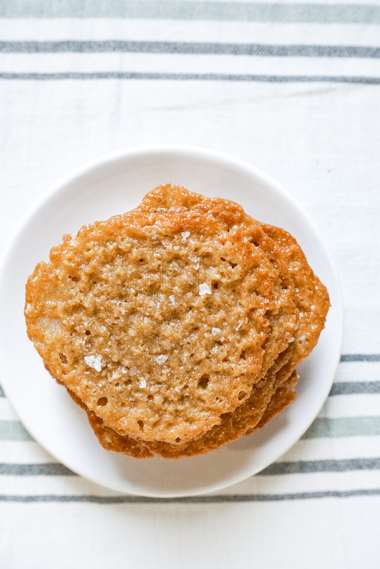 Salted Caramel Lace Cookies Couple in the Kitchen