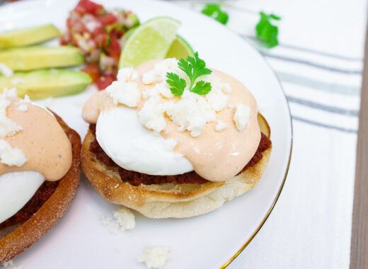 Huevos con Chorizo - Chorizo Eggs Benedict