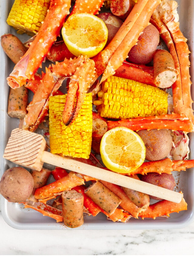 Crab Boil Recipe Couple in the Kitchen
