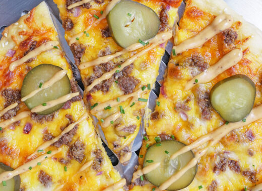 Cheeseburger Pizza