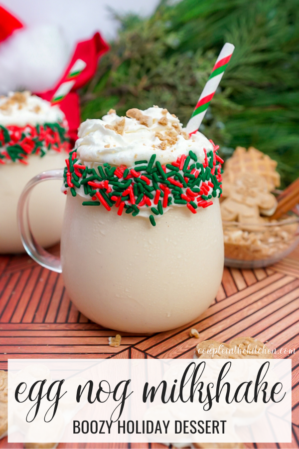 Healthy Eggnog Milkshake - The Oregon Dietitian