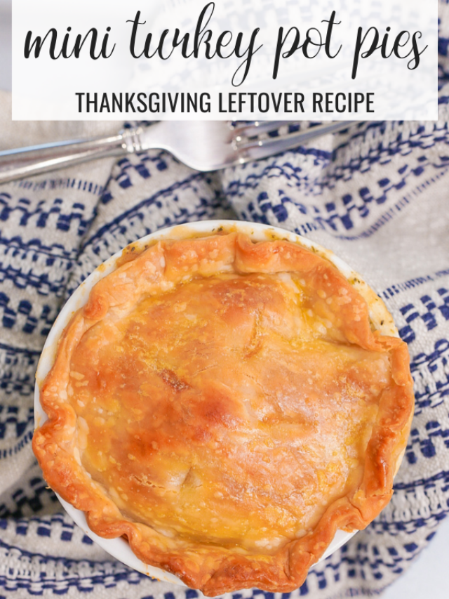 Leftover Turkey Mini Pot Pies Couple in the Kitchen