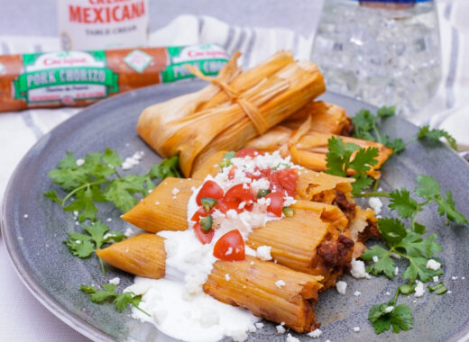Instant Pot Tamales with Chorizo and Potato
