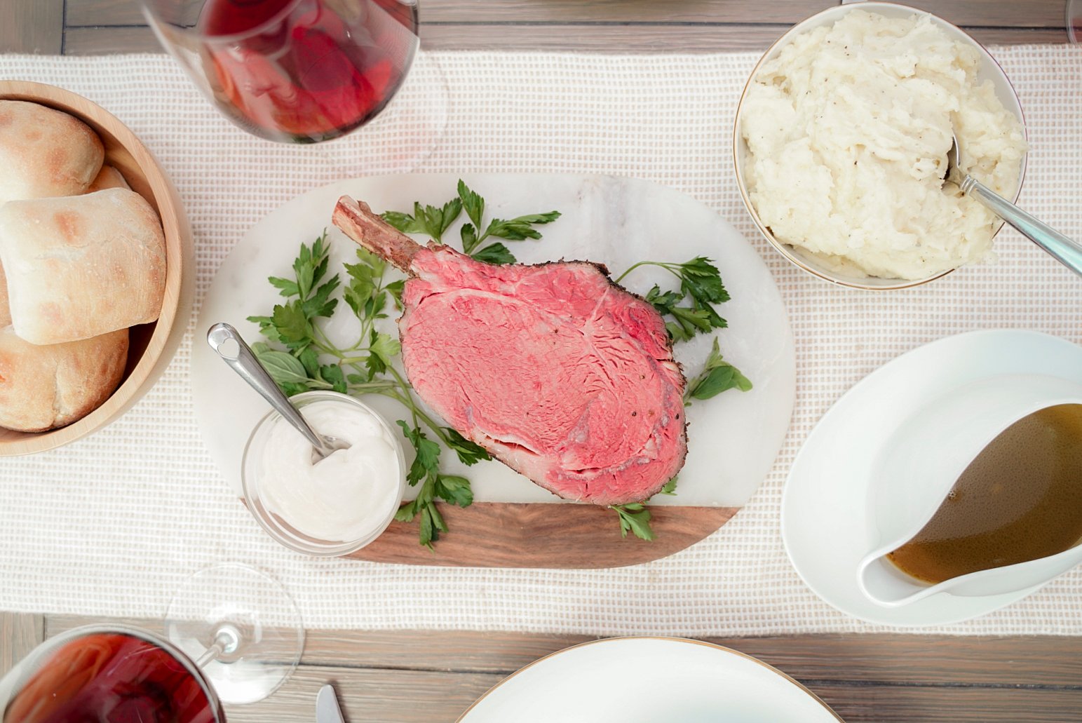 Sous Vide Prime Rib Couple in the Kitchen