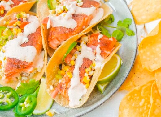 Salmon Tacos