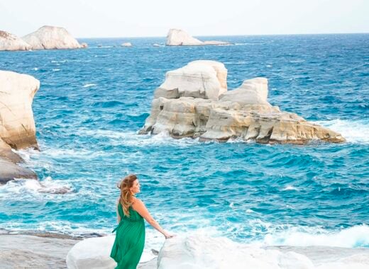 Sarakiniko Milos Greece