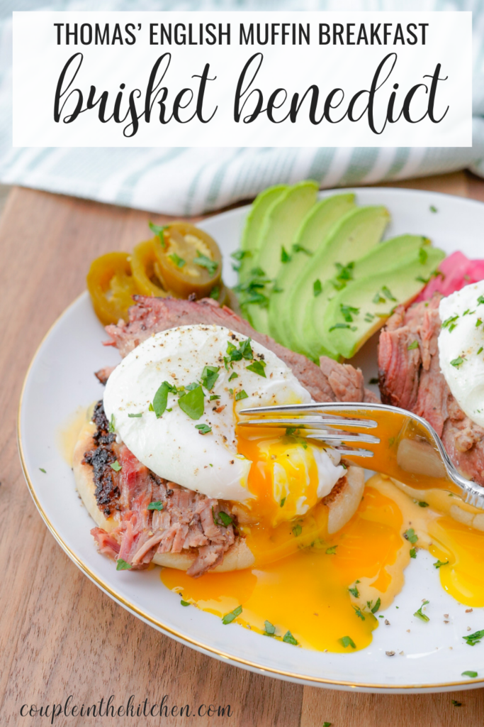 Brisket Breakfast “Benedict” Couple in the Kitchen