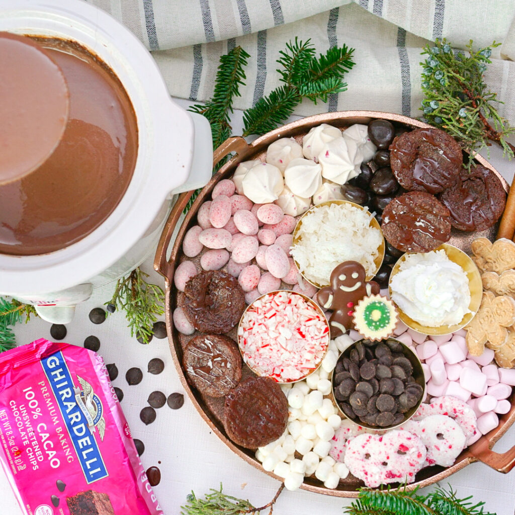 Hot Chocolate Charcuterie Board • Love From The Oven