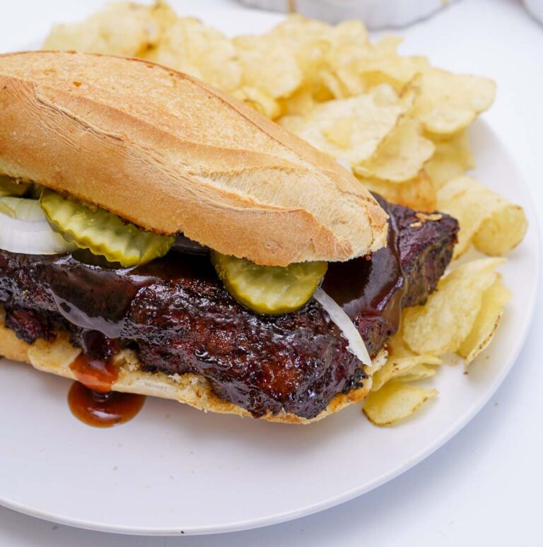 Homemade McRib Sandwich Recipe Couple in the Kitchen