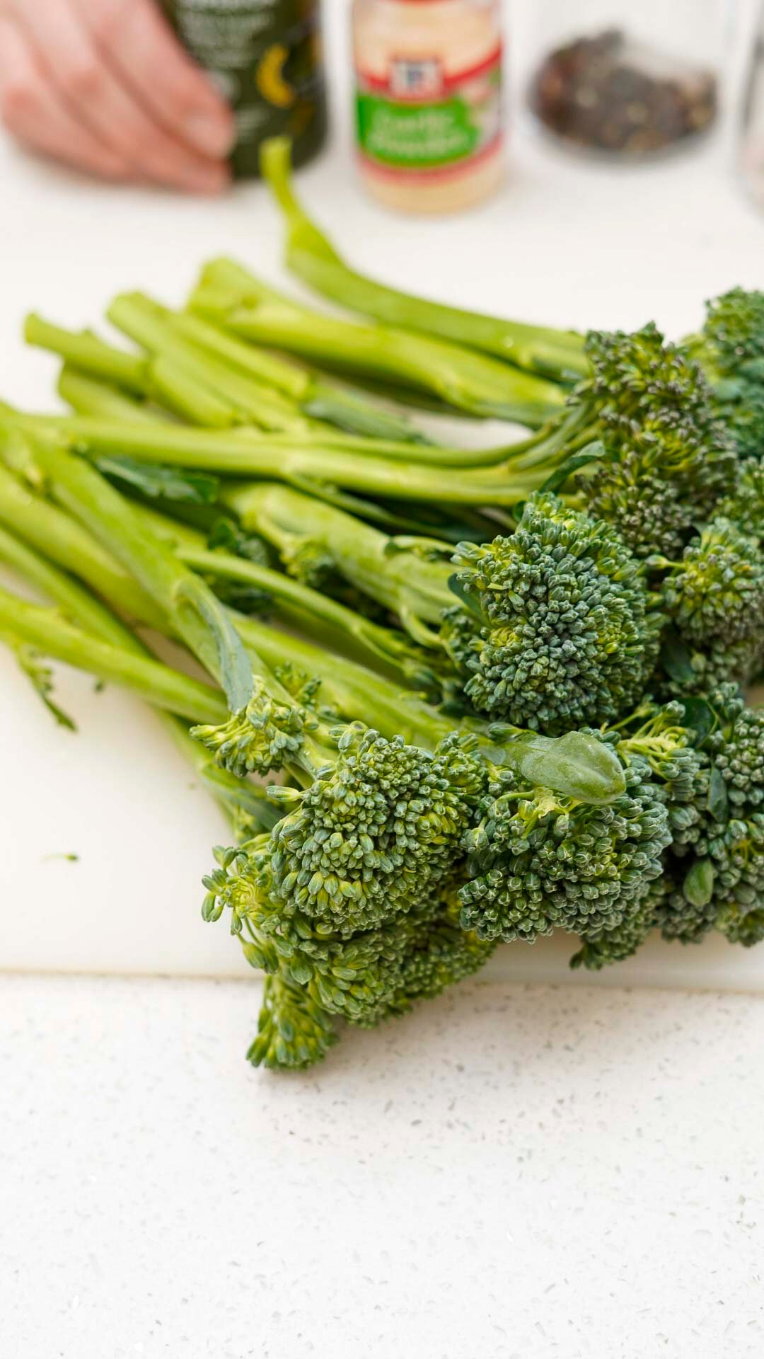 Perfect Air Fryer Broccolini Couple in the Kitchen