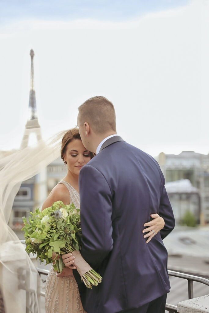 Wedding in Paris under the Eiffel Tower