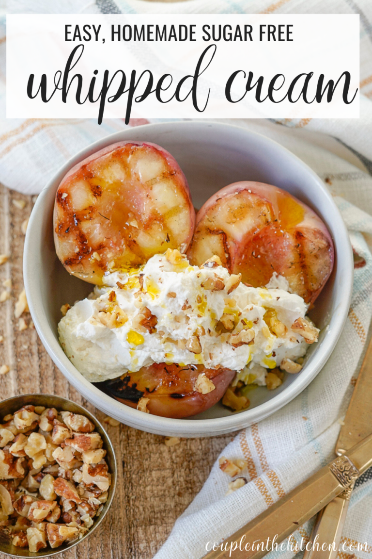 How to Make Sugar Free Whipped Cream Couple in the Kitchen