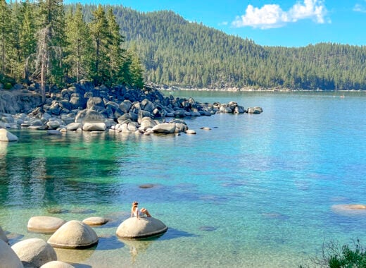 Secret Cove Beach in Lake Tahoe