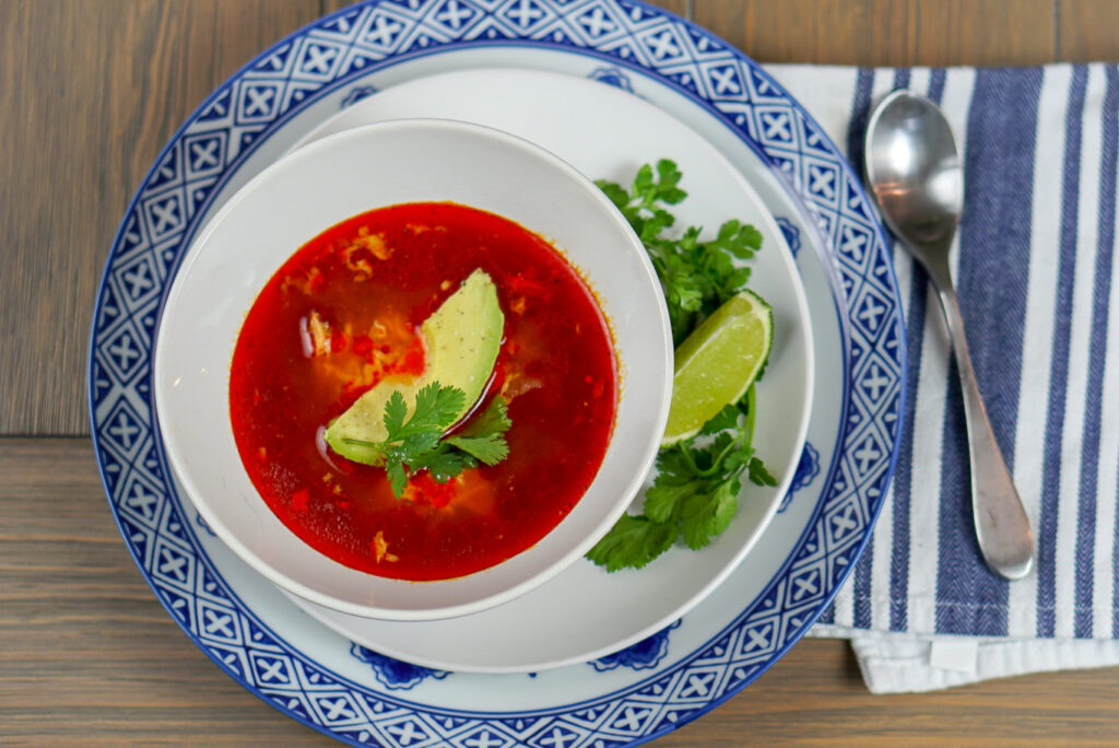 Enchilada Chicken Soup.