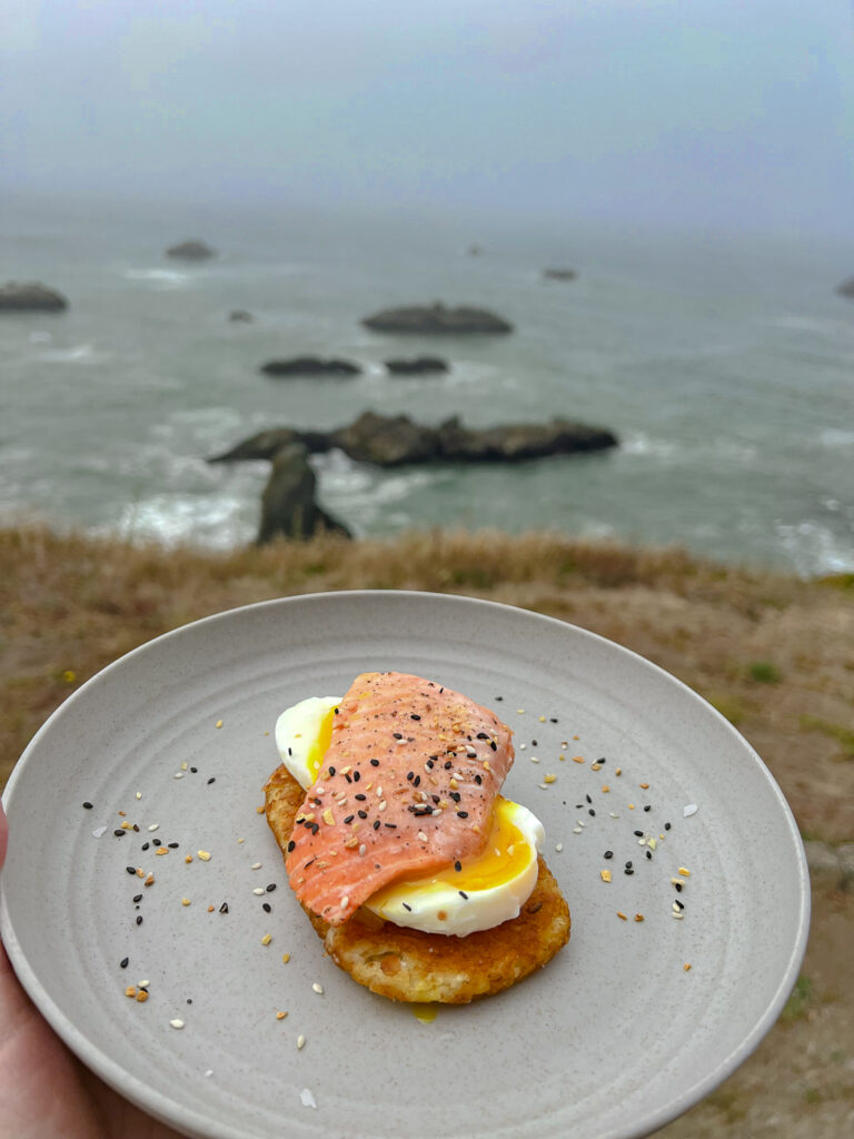 Picnic lunch on the Sonoma Coast.