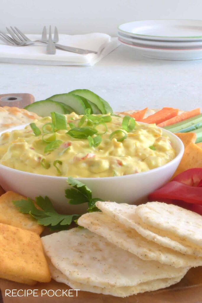 Corn relish dip.