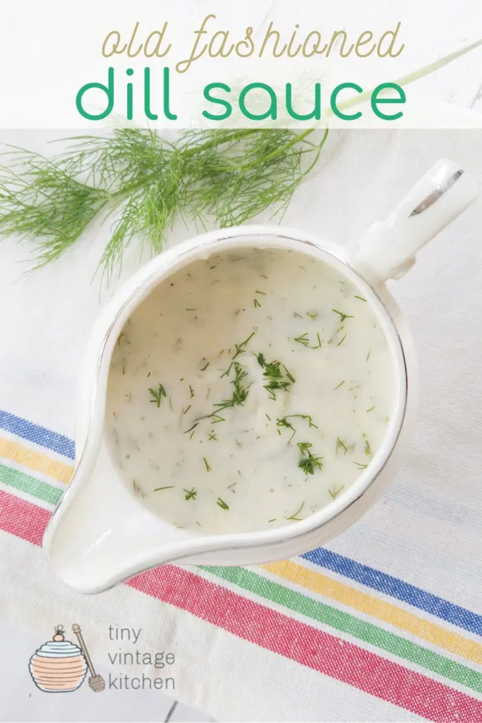 Dill sauce for lobster.