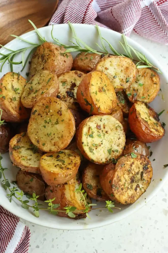 Roasted red potatoes.