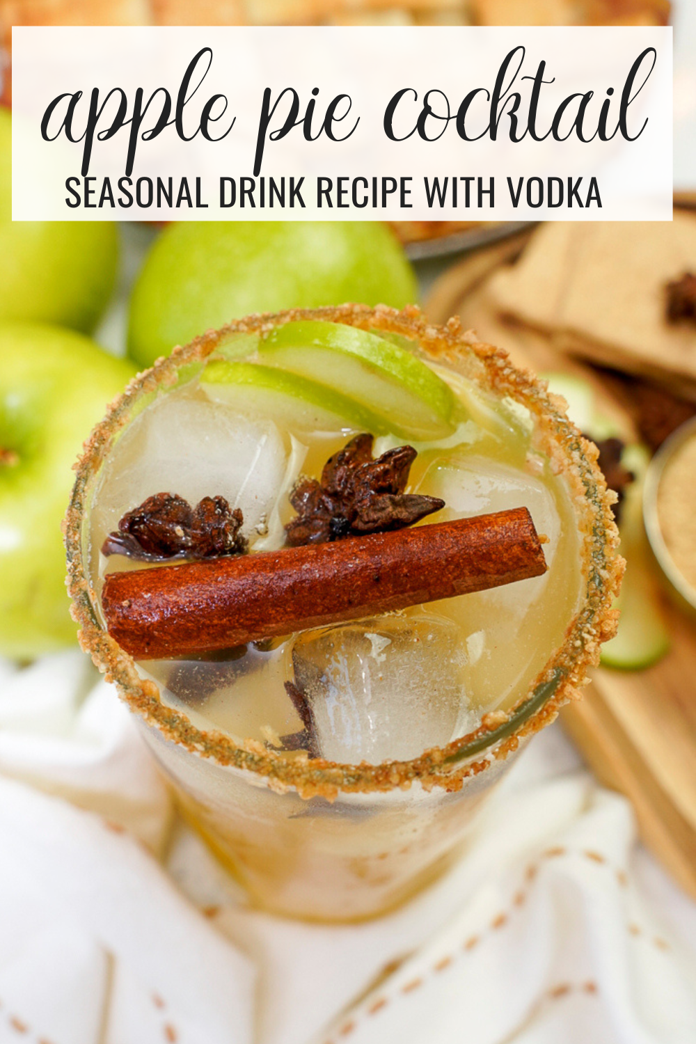 Apple Pie Drink Recipe with Vodka | Couple in the Kitchen