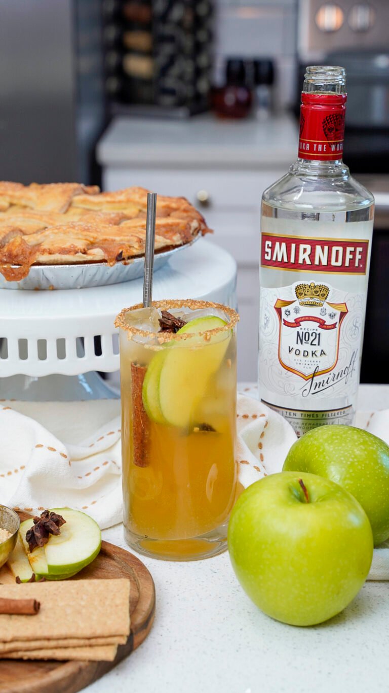 Apple Pie Drink Recipe with Vodka Couple in the Kitchen