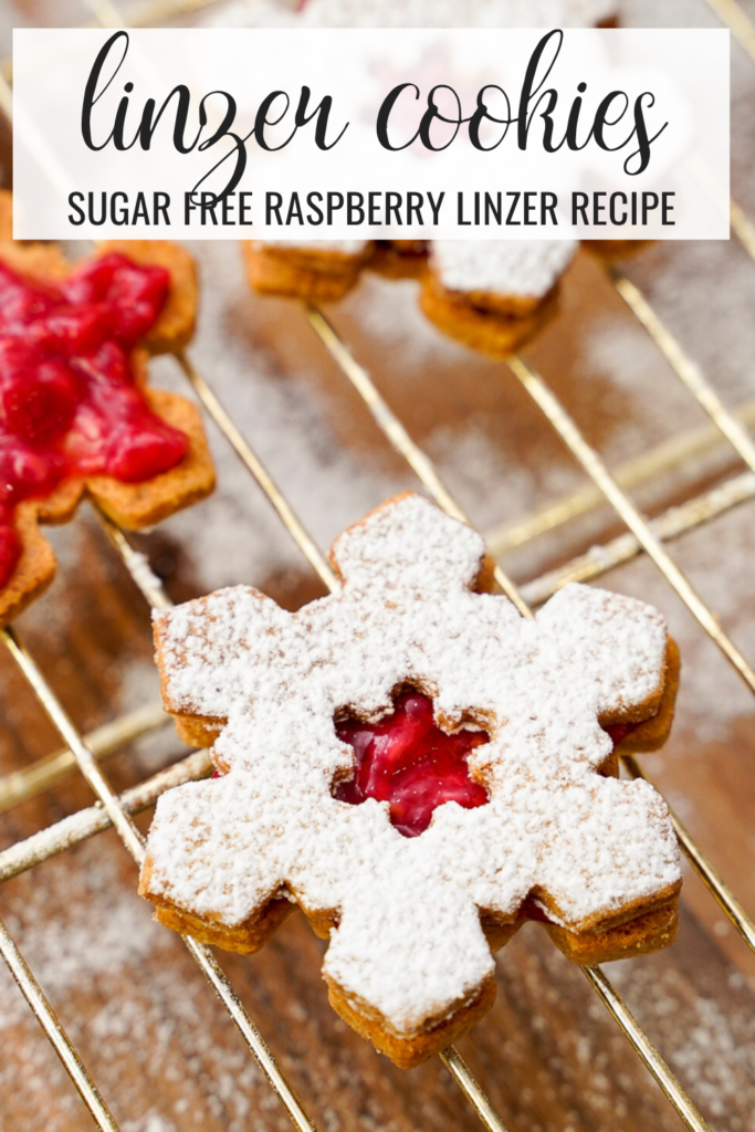 Raspberry Linzer Cookies Recipe - a sugar free treat!
