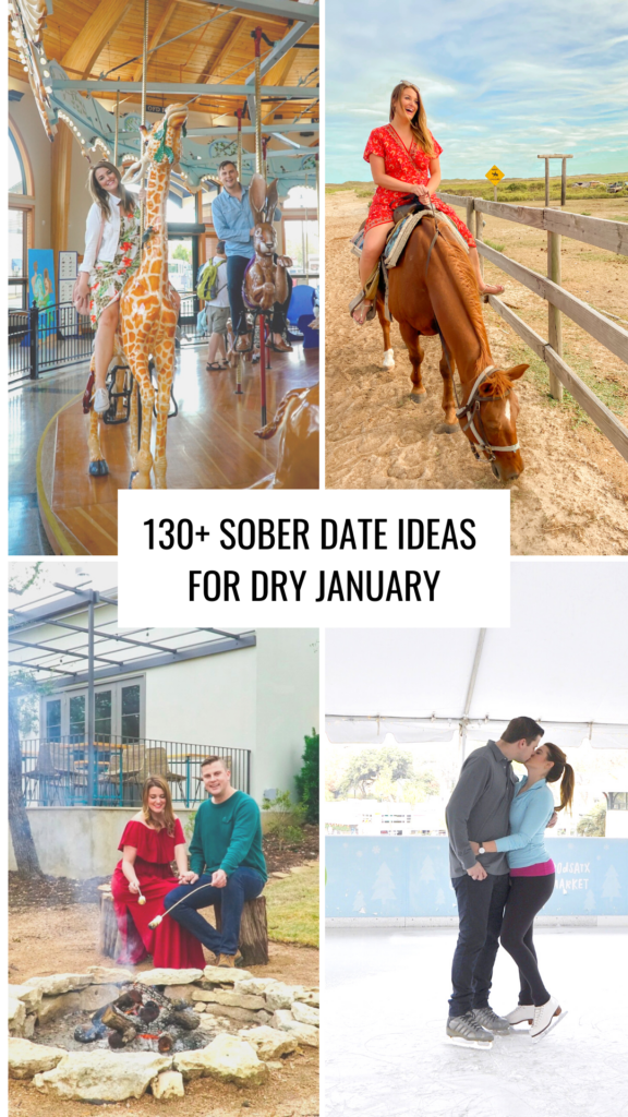 Couple enjoying sober date ideas for dry January.