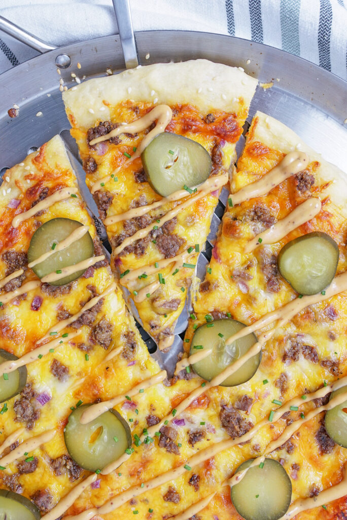 Cheeseburger Pizza