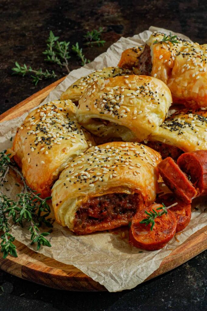 Chorizo Sausage Rolls.