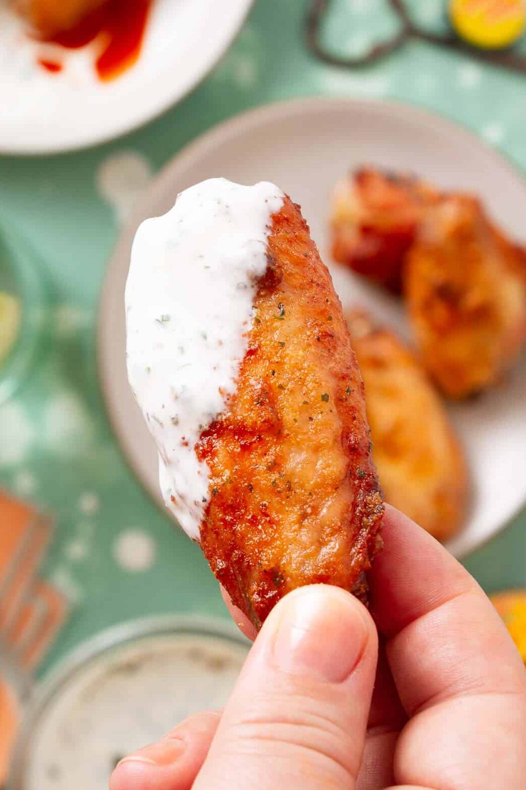 Dry Rub Ranch Chicken Wings