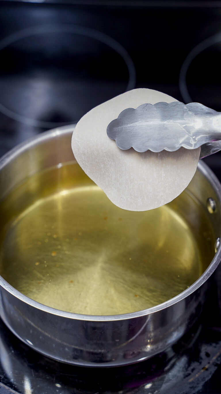 How to Fry Wonton Wrappers for Tacos Couple in the Kitchen