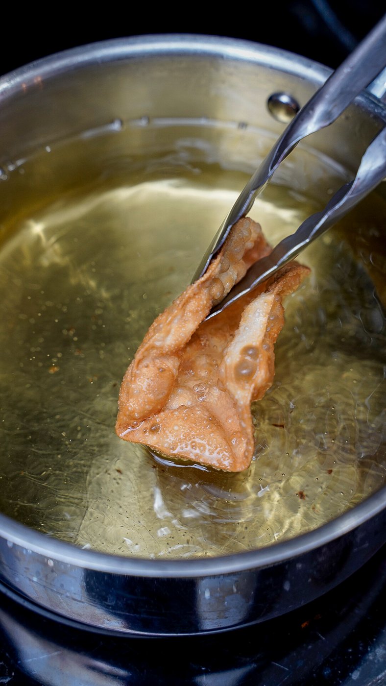 How to Fry Wonton Wrappers for Tacos Couple in the Kitchen