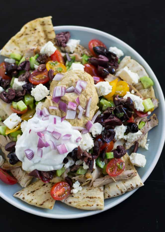 Mediterranean Nachos.