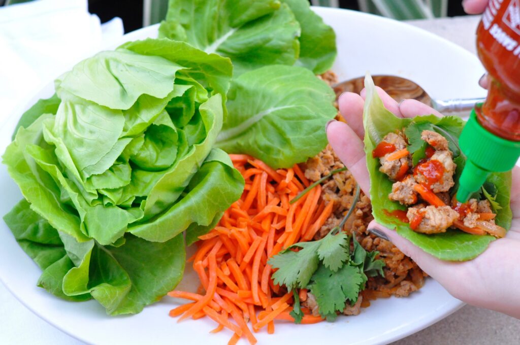 Turkey Lettuce Wraps.