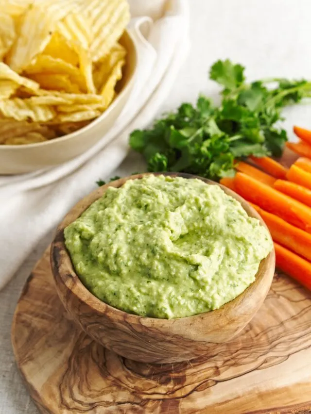 White Bean Green Goddess Dip.