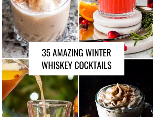 35 Winter Whiskey Cocktail Drinks.