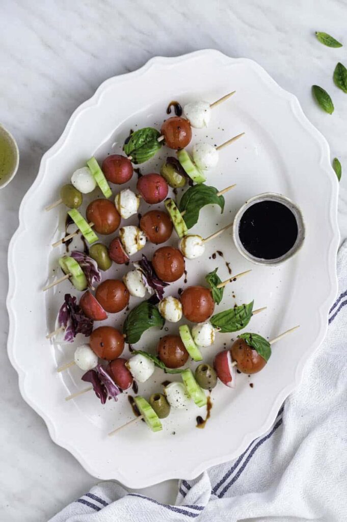 Salad Kabobs.