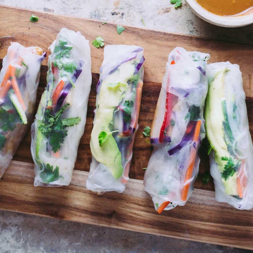 Summer Tofu Rolls.