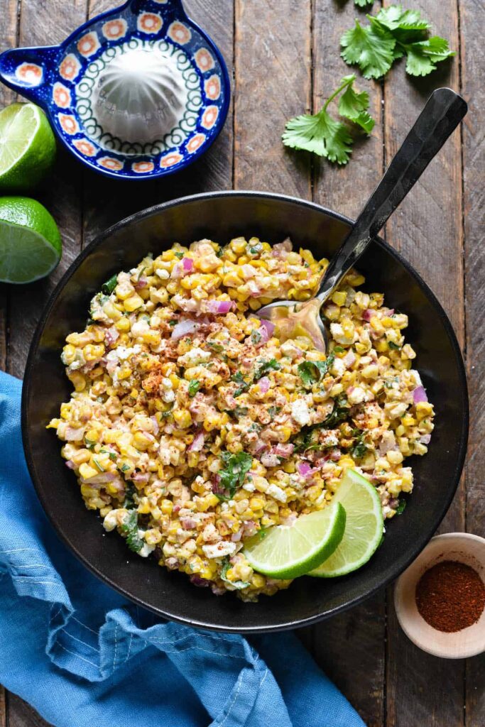 Mexican street corn salad.