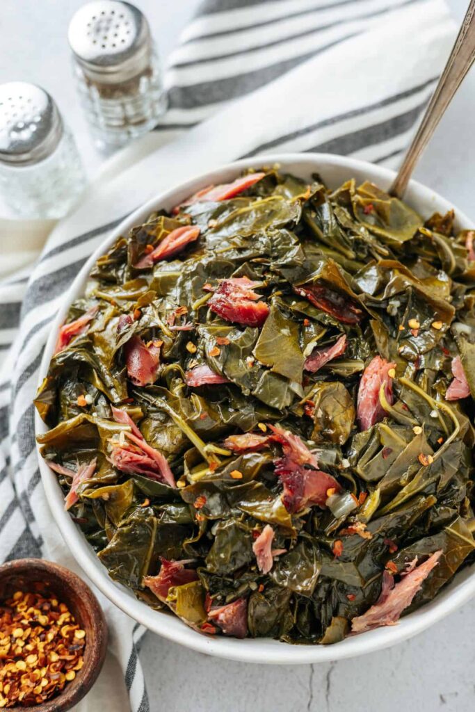 Collard Greens sides dishes for Fried Fish.