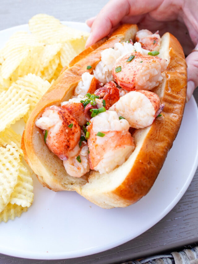 Lobster Roll Recipe Couple in the Kitchen