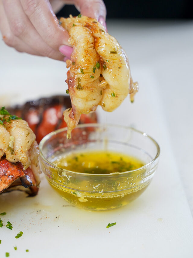 How to Grill Lobster Tail Couple in the Kitchen