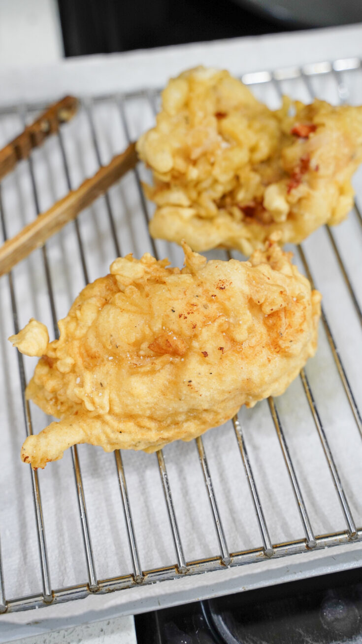 Easy Tempura Fried Lobster Tail Recipe | Couple in the Kitchen