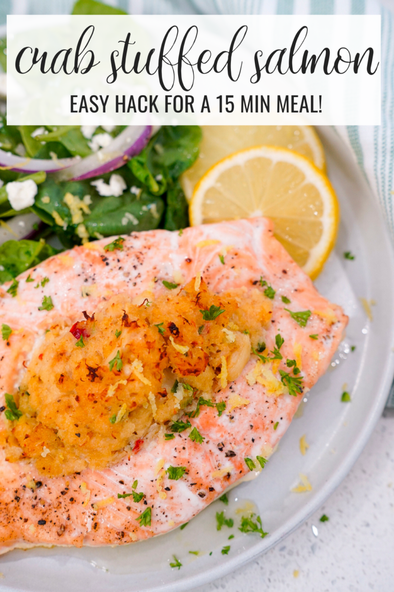 The Easiest Crab Stuffed Salmon Recipe (Genius Hack!) | Couple in the