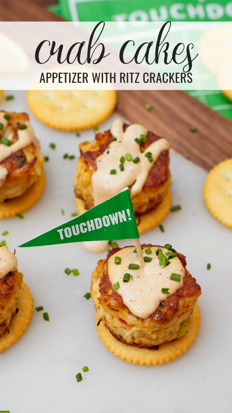 Appetizer Crab Cake Recipe with Ritz Crackers | Couple in the Kitchen
