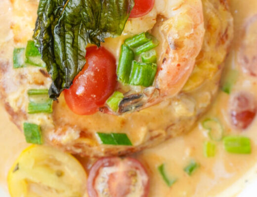 Seafood pie, some of the best seafood in myrtle beach.