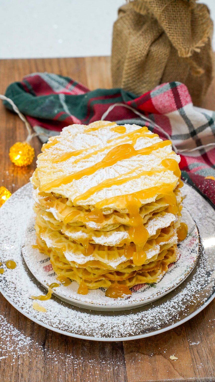 The Best Italian Lemon Pizzelle Cookie Recipe Couple in the Kitchen