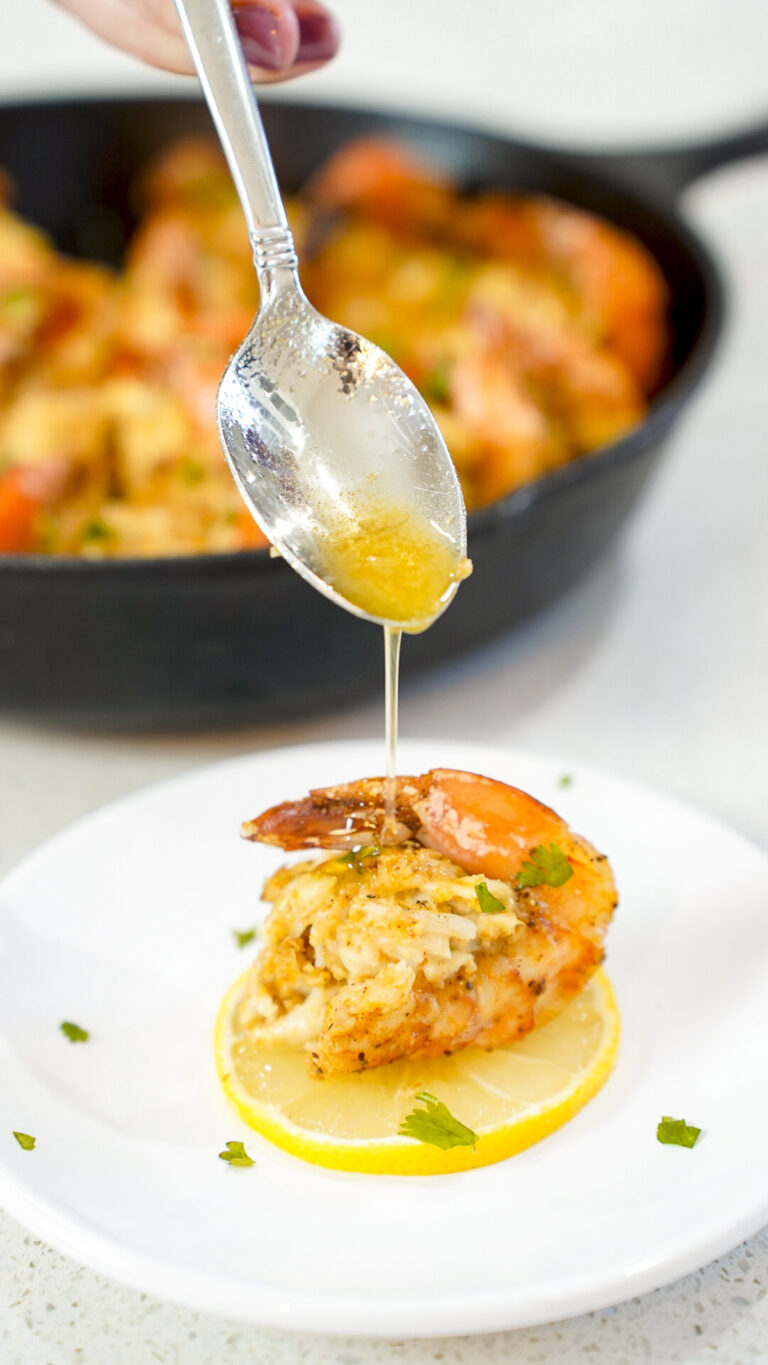 Baked Jumbo Stuffed Shrimp Recipe with Crabmeat | Couple in the Kitchen