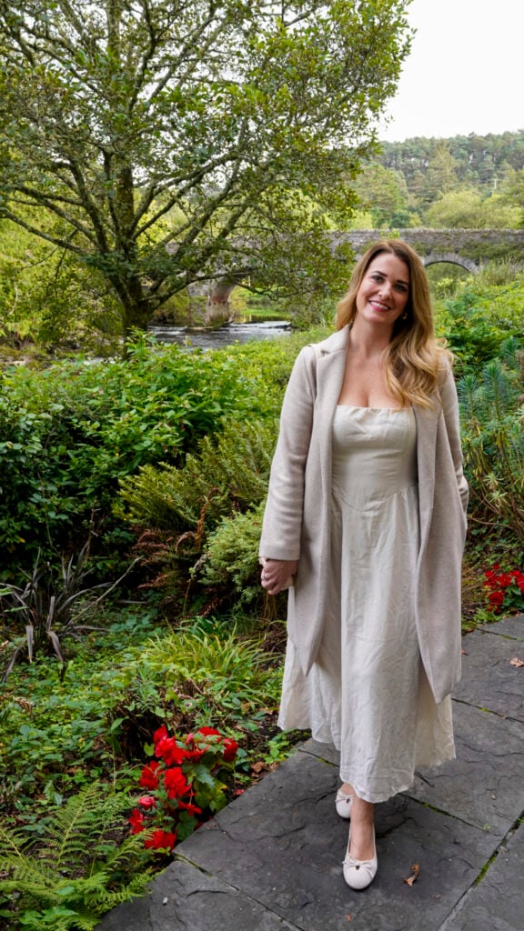 Woman at Sheen Falls Lodge, one of the best hotels in Ireland for Couples.